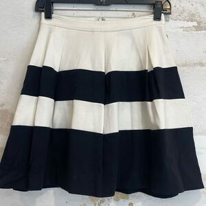 Express black/white striped skirt size 0